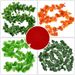 Cross-Border Exclusive Artificial Grape Fake Flower Vine Plant Pipe Ceiling Decoration Plastic Green Radish Leaves_maomaolike.com