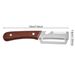 Wood Handle 2-in-1 Stainless Steel Peeler With Wide Blade, Labor Saving Vegetable Peeler Built-in Bottle Opener Kitchen Gadget
_maomaolike.com