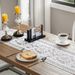 Warp Knitted Lace Tassel Home Dining Cloth Table Runner Decoration_maomaolike.com