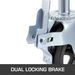 VEVOR 4 Pack Scaffolding Caster Wheels 8 X 2 Inch With Dual Locking Rubber Swivel Caster 360 Degrees Heavy Duty Casters 1100LBS Capacity Per Wheel_maomaolike.com