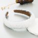 New European and American Fashion Light Luxury Full Diamond Pearl Headband Women's Korean Style Face Wash Headpiece_maomaolike.com