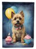 Cairn Terrier Happy Birthday Garden Flag Mailbox Flag Decorative Yard Flag Banner Outside Patio Artwork Yard Flower Beds, Garden Size, Multicolor_maomaolike.com
