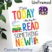 Reading Motivational Painting Poster, Bright Colorful Typography With Book Graphics Poster, Inspiring Reading Reminder For Study Room, Library_maomaolike.com