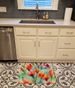 Wyoming Indian Paintbrush In Watercolor Memory Foam Kitchen Mat Machine Washable Anti-Fatigue Mat Cushion Comfort Bath Mat Or Kitchen Rug_maomaolike.com
