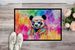 Hippie Animal Panda Doormat Front Door Mat Indoor Outdoor Rugs For Entryway, Non Slip Washable Low Pile, 24H X 36W_maomaolike.com