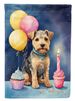 Lakeland Terrier Happy Birthday Garden Flag Mailbox Flag Decorative Yard Flag Banner Outside Patio Artwork Yard Flower Beds, Garden Size, Multicolor_maomaolike.com