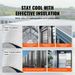 VEVOR Double Reflective Insulation Roll Foam Core Radiant Barrier 300 In X 48 In X 1/8 In_maomaolike.com