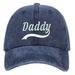Unisex Washed cotton Alphabet daddy embroidered baseball cap Cotton duck hat Dad hat Hip Hop hat_maomaolike.com