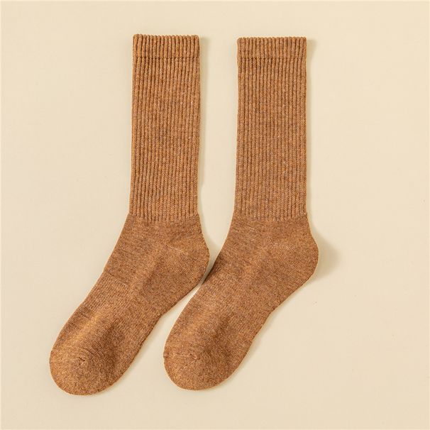 Thick socks men's winter high socks autumn and winter fleece-lined thick warm socks women's Terry socks winter sports stockings_maomaolike.com