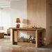 Console Table, 2-Tier Farmhouse Entryway Sofa Table_maomaolike.com