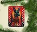 Australian Kelpie Holiday Christmas Porcelain Ornament Christmas Tree Hanging Decorations For Home Christmas Holiday, Rectangle, Gift, Multicolor_maomaolike.com