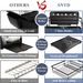 SAYZH Dish Drying Rack For Kitchen Counter With Utensil Holder, Black_maomaolike.com