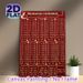 Roman Numerals Educational Painting Poster, Vintage Red & Gold Detailed Conversion Chart Poster, Clear Learning Reference Suitable For Home Study_maomaolike.com