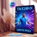 Gerwyn Price "The Iceman" Sports Painting Poster, Vibrant Neon-lit Dynamic Athlete Portrait Poster, Energetic Sports-themed Decor Ideal For Game Rooms_maomaolike.com
