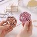 Vintage Rose Foldable Makeup Mirror, Double Sided Pocket Compact Mirror, Portable Personal Beauty Mirror For Daily Use Wedding Decor Gift
_maomaolike.com