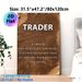 Trader Definition Painting Poster, Vintage Distressed Typographic Poster, Inspirational Finance-themed Decor Ideal For Home Office Or Trading_maomaolike.com