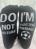Unisex FOOTBALL socks DO NOT DISTURB WATCHING FOOTBALL socks Mid-tube socks Neutral socks_maomaolike.com