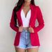 Women's Clothing small suits Lapel long sleeves slim sweet button street jacket suit multi color spot_maomaolike.com