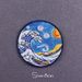 Wave Stripes Patch For Clothing Thermoadhesive Patches Van Gogh Iron On Patches On Clothes Whale Stickers Diy Mountain Badges_maomaolike.com