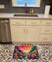Begonias In Color Memory Foam Kitchen Mat Machine Washable Anti-Fatigue Mat Cushion Comfort Bath Mat Or Kitchen Rug_maomaolike.com