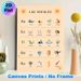 Spanish Vowels Learning Painting Poster, Adorable Cartoon Graphic Poster, Aids In Mastering Basic Spanish Vowels, Ideal For Language Study Spaces_maomaolike.com
