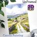 Rural Countryside Painting Poster, Soft-toned Watercolor Pastoral Landscape Poster, Serene Natural Scenery Ideal For Home Living Room, Bedroom_maomaolike.com