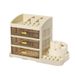 New High-grade Cosmetics Storage Box Dressing Table Skin Care Products Storage Rack Dormitory Desktop Drawer_maomaolike.com