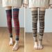 Autumn and winter stockings over the knee thigh socks women's yoga stockings rabbit wool thickened warm leg warmers deer_maomaolike.com