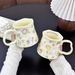 Cute And Stylish Water Home Use, Niche Mug For Girls, Design-oriented Birthday Gift, Ceramic Cup As A Souvenir_maomaolike.com