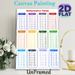 Multiplication Tables Painting Poster, Color-coded Clear Math Chart Poster, Practical Aid For Math Learning, Suitable For Study Room And Home Learning_maomaolike.com