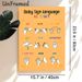 Baby Sign Language ASL Chart Painting Poster, Vibrant Cartoon-style Hand Gesture Illustration Poster, Clear Visual Guide To Learn Basic Sign Language_maomaolike.com
