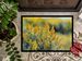 Nebraska Goldenrod In Watercolor Doormat Front Door Mat Indoor Outdoor Rugs For Entryway, Non Slip Washable Low Pile, 24H X 36W_maomaolike.com