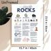 Types Of Rocks Educational Painting Poster, Clear Illustrated Infographic Style Poster, Informative Geological Learning Reference For Classroom, Home_maomaolike.com