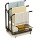 Sink Caddy Sponge Holder, Stainless Steel Kitchen Sink Organizer For Dish Rag Soap Brush,Dishcloth Holder With Drain Pan_maomaolike.com