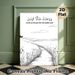 Islamic Religious Verse Scenic Painting Poster, Monochrome Line-art Country Path With Wild Grass & Clouds Poster, Inspirational Spiritual Decor Ideal_maomaolike.com