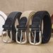 Men's Casual Woven Elastic Outdoor Sports Women's No Need For Punching Climbing Work Belt For Men Women Fashion_maomaolike.com