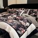 French Light Luxury Retro Wide-Brim Large Milk Velvet Four-Piece Set_maomaolike.com