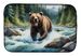 Alaskan Wilderness Grizzly Bear Dish Drying Mat Absorbent Dish Drying Mat Pad For Kitchen Counter Dish Drainer Mat For Countertop, 14 X 21", Multicolor_maomaolike.com
