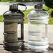 Training Sports Workout Drink 2L PETG Large Capacity Water Shaker With Handle Outdoor Gym Gallon Bottle_maomaolike.com