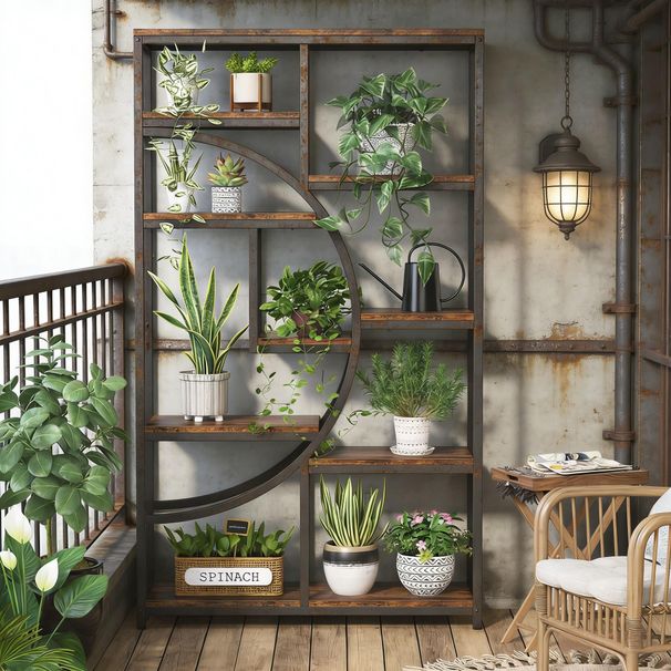 Freestanding Bookshelf, Etagere Bookcase With 9 Open Shelves_maomaolike.com