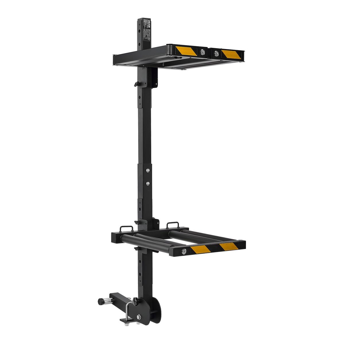Folding Hitch Mounted Ski & Snowboard Rack, Fits 2-Inch Receiver, Carries Up To 6 Pairs Of Skis Or 4 Snowboards, Adjustable Hitch-Mounted Rack For Car With Key Lock, Security Strap, Tilt Access_maomaolike.com