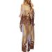 Women's Clothing new fashion casual printed tops and trousers two piece suit_maomaolike.com