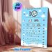 Eye Chart Painting Poster, Cute Cartoon-themed Eye Chart Poster, Practical Vision Screening Aid Suitable For Clinic, Home Environments_maomaolike.com