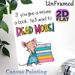 Reading Mouse Themed Painting Poster, Colorful Cartoon Style Mouse & Stacked Books Poster, Inspirational Reading Quote To Foster Reading Interest_maomaolike.com
