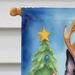 Boston Terrier Christmas Reindeer House Flag Large Porch Sleeve Pole Decorative Outside Yard Banner Artwork Wall Hanging, Polyester, House Size, Multicolor_maomaolike.com