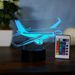 Cross-Border Exclusive For Aircraft Fighter Helicopter Series 3D LED Optical Illusion Gift Night Light Bedside Lamp_maomaolike.com