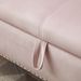 Aijia 63" Velvet Multifunctional Storage Rectangular Sofa Stool Buttons Tufted Nailhead Trimmed Solid Wood Legs With 1 Pillow,Pink_maomaolike.com