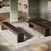 Dining Bench, Farmhouse Long Kitchen Bench Seating_maomaolike.com