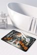 Creepy Dolls Spooky Halloween Memory Foam Kitchen Mat Machine Washable Anti-Fatigue Mat Cushion Comfort Bath Mat Or Kitchen Rug_maomaolike.com