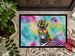 Hippie Animal Zebra Doormat Front Door Mat Indoor Outdoor Rugs For Entryway, Non Slip Washable Low Pile, 24H X 36W_maomaolike.com